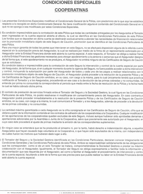 condiciones generales