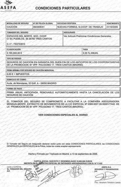 condiciones particulares II